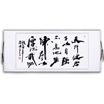 
                                        浩铭 天行健 字画书法 手写真迹 名人名家书法作品 办公室/客厅/书房 书画装饰画                