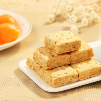 葡记方块酥咸蛋黄味1kg礼盒装 台湾风味休闲零食粗粮酥性饼干曲奇