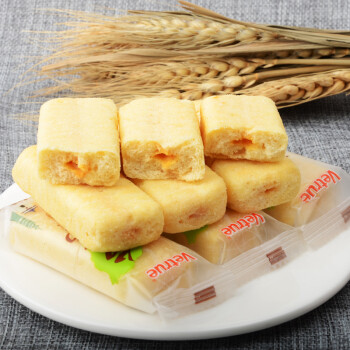 vetrue 台湾风味米饼vetrue 惟度米饼芝士味 蛋黄味320g每袋休闲膨化