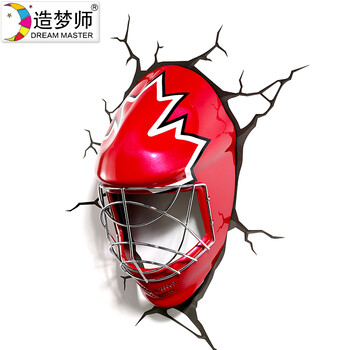 
                                        造梦师现代卧室灯具楼梯过道欧美式创意圆球冰球面具壁灯LED灯儿童房小夜灯                