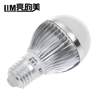亮昀美LYM LED节能灯泡灯E27 7w大螺口光源 QPJ014 白光