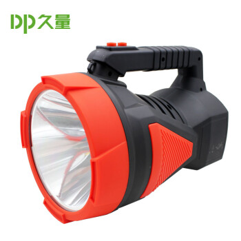 DP 久量 LED-7054 LED强光工矿探照灯/手电筒 带警示灯20W 14000毫安