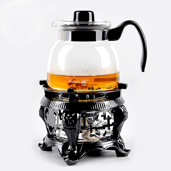 
                                                                                金团(jintuan)茶具配件酒精炉玻璃茶壶耐高温花茶壶功夫煮茶炉咖啡茶道配件cd1117                