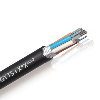凯邦室外光缆GYTS-4B1+RVV2*1.0层绞式光电
