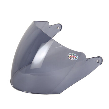 AK品牌头盔镜片 防雾透明 茶色 镀银 七彩 渐黄