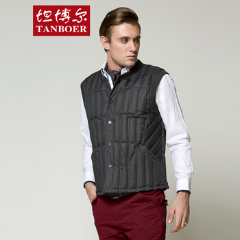 <em>坦博尔羽绒</em>服大码羽绒服<em>马甲</em>男款爸爸装内恤T