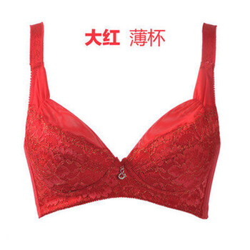 凯丽安瑞女士大码薄款<em>文胸罩</em>聚拢调整型内衣大