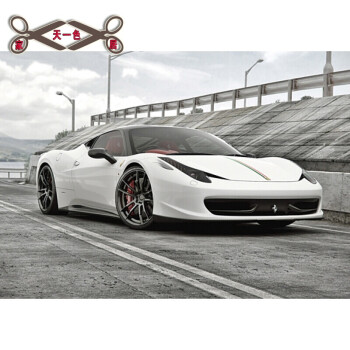 古达 法拉利ferrari 名车豪车跑车汽车海报装饰画相框