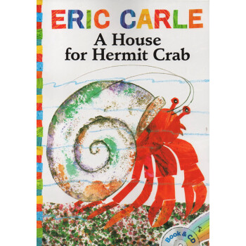 a house for hermit crab book and cd (world of eric carle)寄居蟹