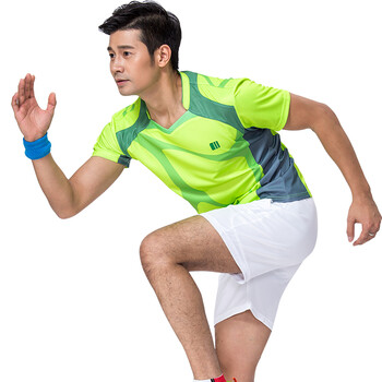 单双号 羽毛球服运动服 男女款球衣 套装 圆领短袖夏队服比赛服团购