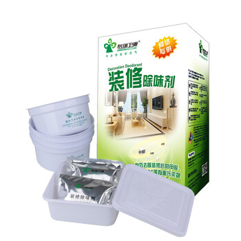
                                        格瑞卫康 除甲醛 甲醛清除剂 新房装修汽车新车家具除笨去除味剂油烟 110㎡ 90g                