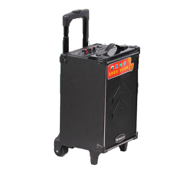 户外移动拉杆音响带电瓶音箱 广场舞 黑色 均码