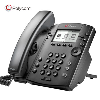 宝利通(POLYCOM) 会议电话机座机 VVX301 音视频会议系统终端全向麦克风八爪鱼会议IP电话
