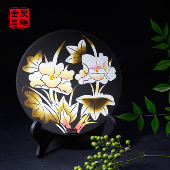 金乌炭雕（klinart） 富贵呈祥 D196 乔迁开业礼品 装饰品除味除甲醛