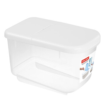 捷扣捷扣（JEKO&JEKO）SWB-5223 装米桶家用米箱防虫米缸厨房透明送量杯储米桶 白色 5kg