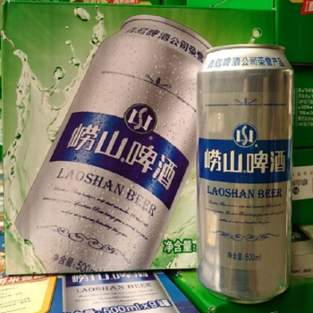 6°崂山啤酒500ml*9听 大罐整箱装(集美专享)