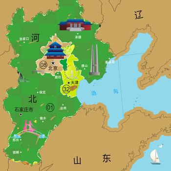 玩者 旅行人生探索刮刮地图第二代-中国版 旅行地图刮刮地图家居壁画地图