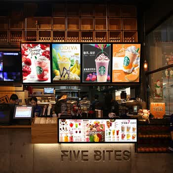coco奶茶灯箱 超薄led餐饮奶茶店吧台点餐价目表广告牌定做 2500*700