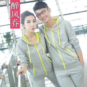醉风乔 2014秋季新款韩版<em>时尚</em>情侣装 男<em>女装</em>潮