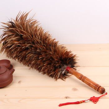 华居尚品 掸子 汽车除尘家用鸡毛掸子 手工艺品礼品 黑红尖 全长60cm【图片 价格 品牌 报价】-京东