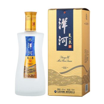洋河美人泉 42度 三美人 浓香型粮食白酒 500ml 单瓶装