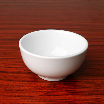 陶瓷米饭碗加厚商用小碗 纯白面碗 酒店餐厅饭店碗 小