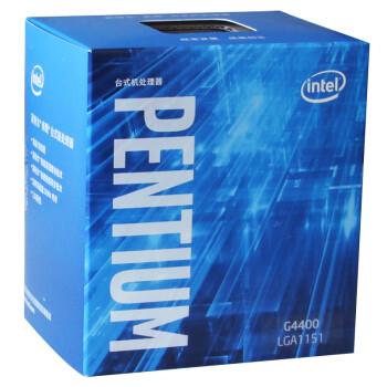 英特尔（Intel）奔腾双核 G4400 1151接口 盒装CPU处理器