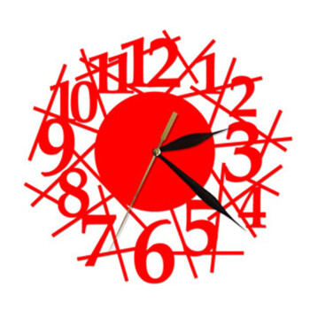 
                                        个性一百鸟巢 亚克力挂钟个性订制客厅时钟表创意挂钟创意装饰艺术石英钟                