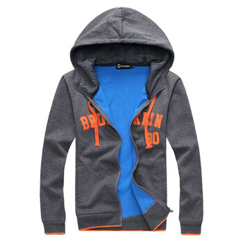 迪维斯 简洁字母图案潮流印花卫衣 <em>男生</em>休闲运