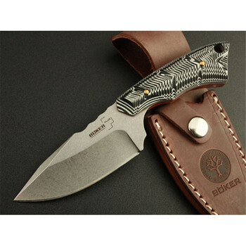 九把刀博克-558小直 军用匕首 户外战术直刀 野