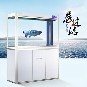 森森 新款鱼缸水族箱生态鱼缸中型龙鱼缸 1米