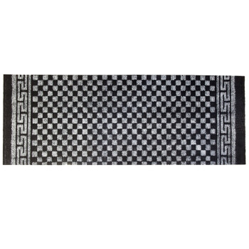 锦蝶 提花方格厨房垫 HF38 防潮防水 吸水吸污耐脏 深灰色 45x120cm