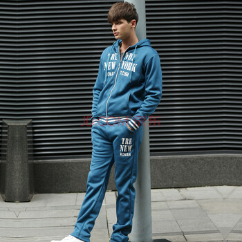 帛莱尼 秋季新款青少年<em>男卫衣</em>卫裤<em>套装</em>韩版青