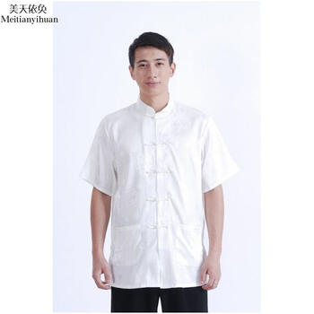 送父亲中老年男士夏装短袖2015新款T恤中年男