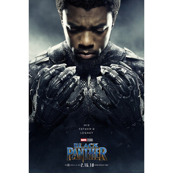 黑豹电影海报 漫威级英雄装饰画海报墙壁画巨幅壁纸 21 52寸 85x125