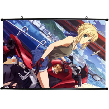 吾王saber fate zero 挂画海报壁纸卷轴画布画 二次元动漫周边 来图