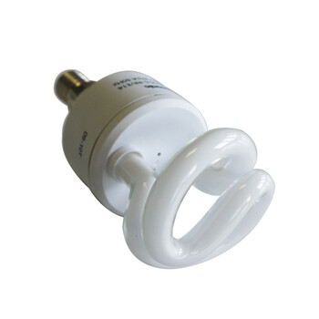 松下（Panasonic）螺旋型节能灯5W E14灯头 6支装 冷光/日光色