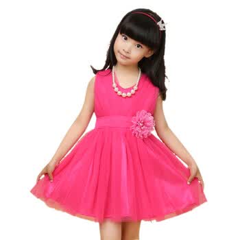 麻吉弟弟<em>夏装</em>童装<em>女童连衣裙</em>儿童<em>红色</em>公主裙蓬