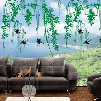 依恋之家墙贴纸卧室贴画 墙纸壁贴客厅电视沙发背景墙餐厅书房儿童房 防水可移除 如图 特大