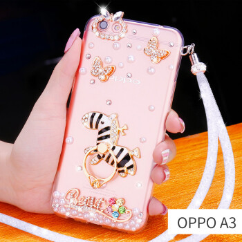 oppoa3手机壳oppa3保护套opa3软t水钻0pp0a3m opa啊poop防摔a3s套