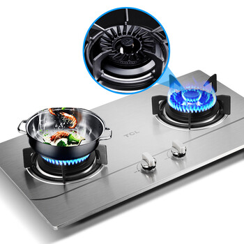 TCL 刀锋炫火系列嵌入式燃气灶 煤气灶 双灶 煤