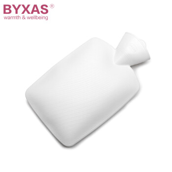 
                                        BYXAS百赛施热水袋暖水袋暖手宝暖宝宝冰敷袋热敷理疗水袋 1.8L摇粒绒玫红色614                