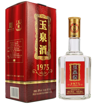 玉泉酒白酒1975名酒38度兼香型500ml