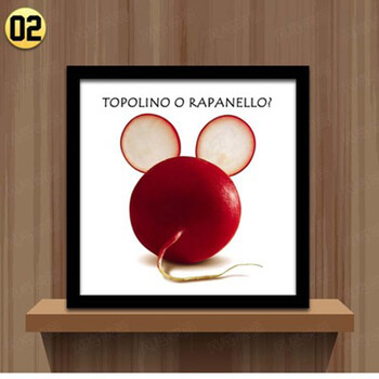 创意现代墙画水果餐厅装饰画 现代个性挂画蔬