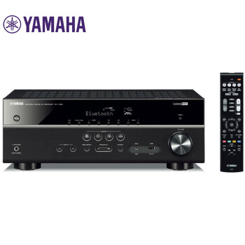 雅马哈（Yamaha）RX-V385 音响 音箱 家庭影院 5.1声道AV功放机 4K 杜比 DTS 蓝牙 USB 黑色