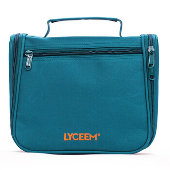 蓝橙 LYCEEM 洗漱包 防水轻质洗漱袋收纳包旅游用品收纳袋 经典款 海军蓝