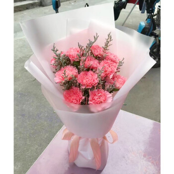 梦馨教师节送花玫瑰绣球康乃馨混搭手提花篮鲜花速递同城北京上海广州