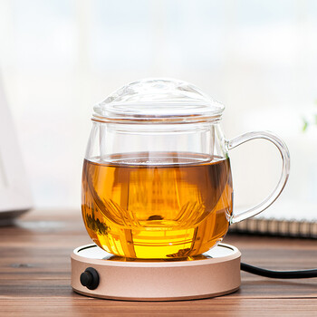 
                                                                                小北家NORTHOME 电子恒温器 加热杯垫保温恒温杯垫 保温底座暖杯器电热恒温微晶发热 香槟金                