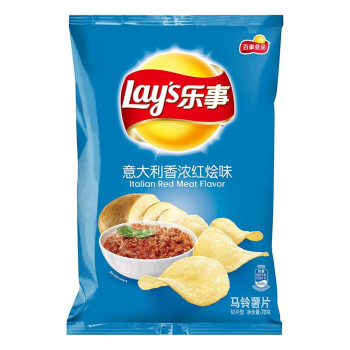 乐事(lay"s)薯片 意大利香浓红烩味 70克