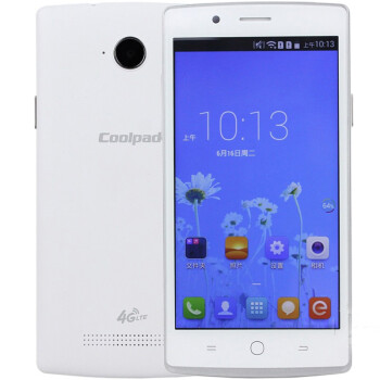 酷派(coolpad) 8712 4G手机 双卡双待 灵动白 移